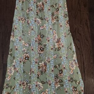 O'Neill‎ Green Floral Maxi Dress